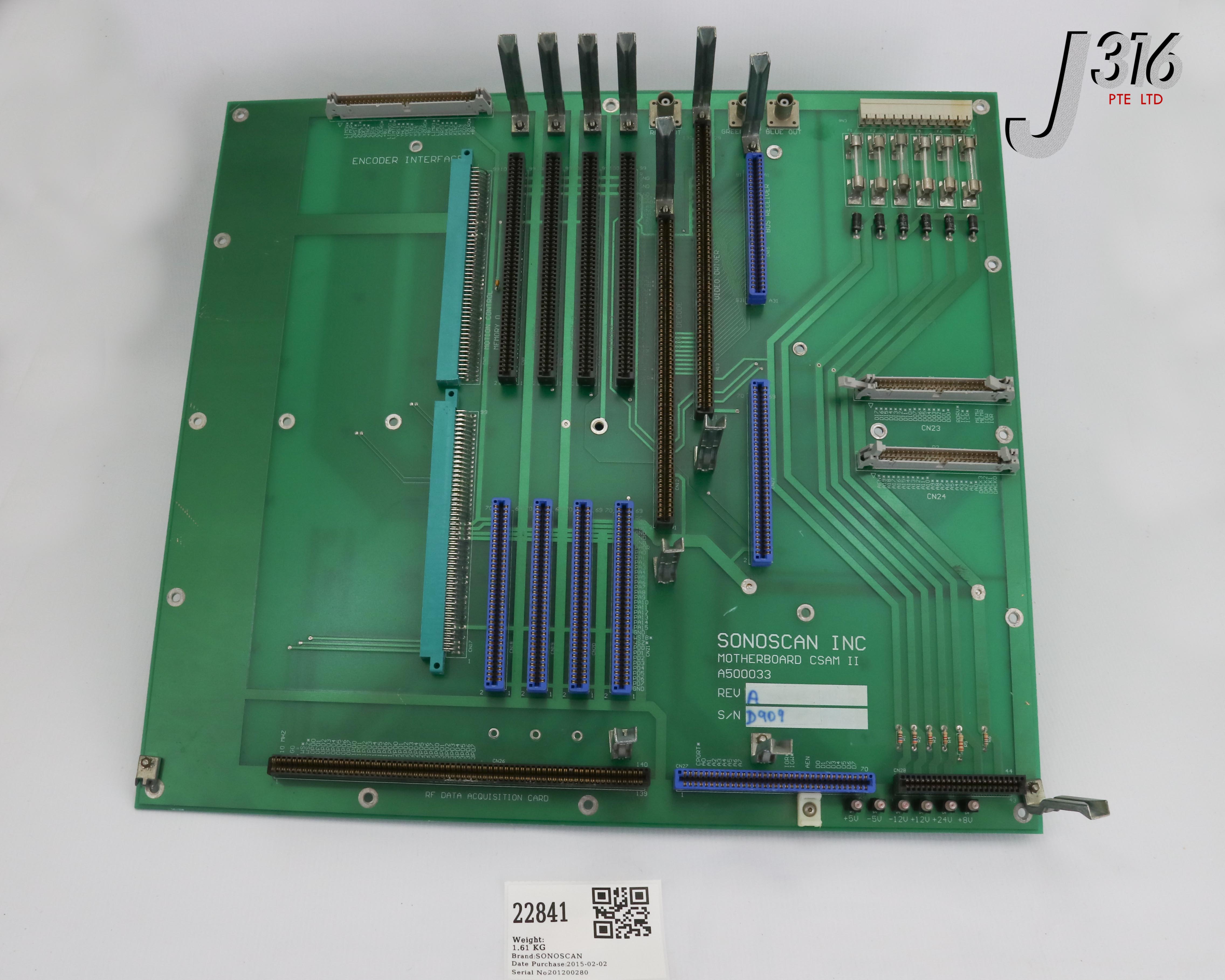 22841 SONOSCAN PCB, MOTHERBOARD CSAM II A500033 | eBay